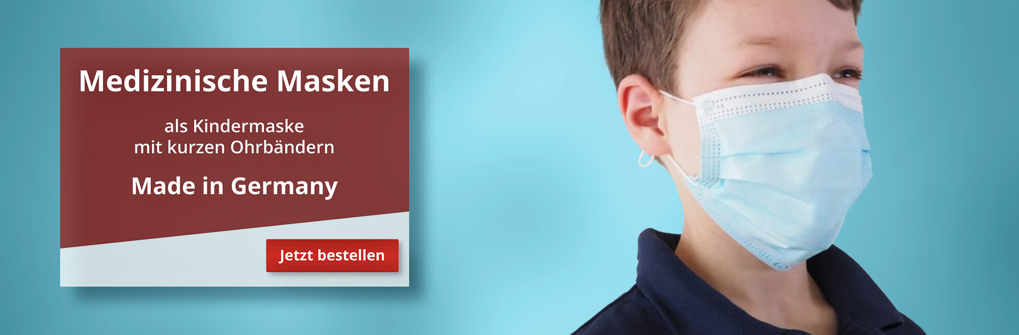 Mundschutz Medizinische Kindermaske aus Deutschland